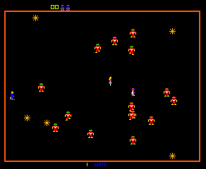 Robotron (Solid Blue label) Screenshot 1